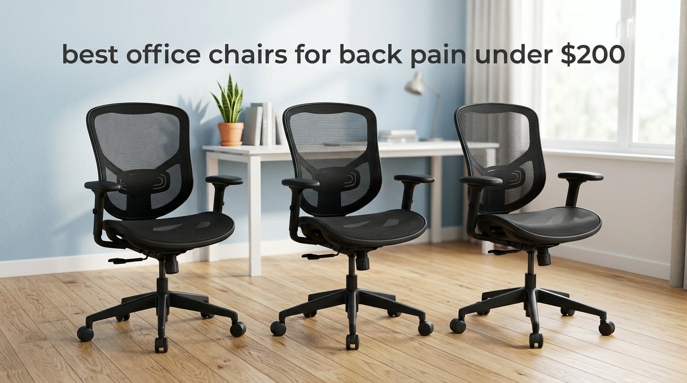 best office chairs for back pain under $200