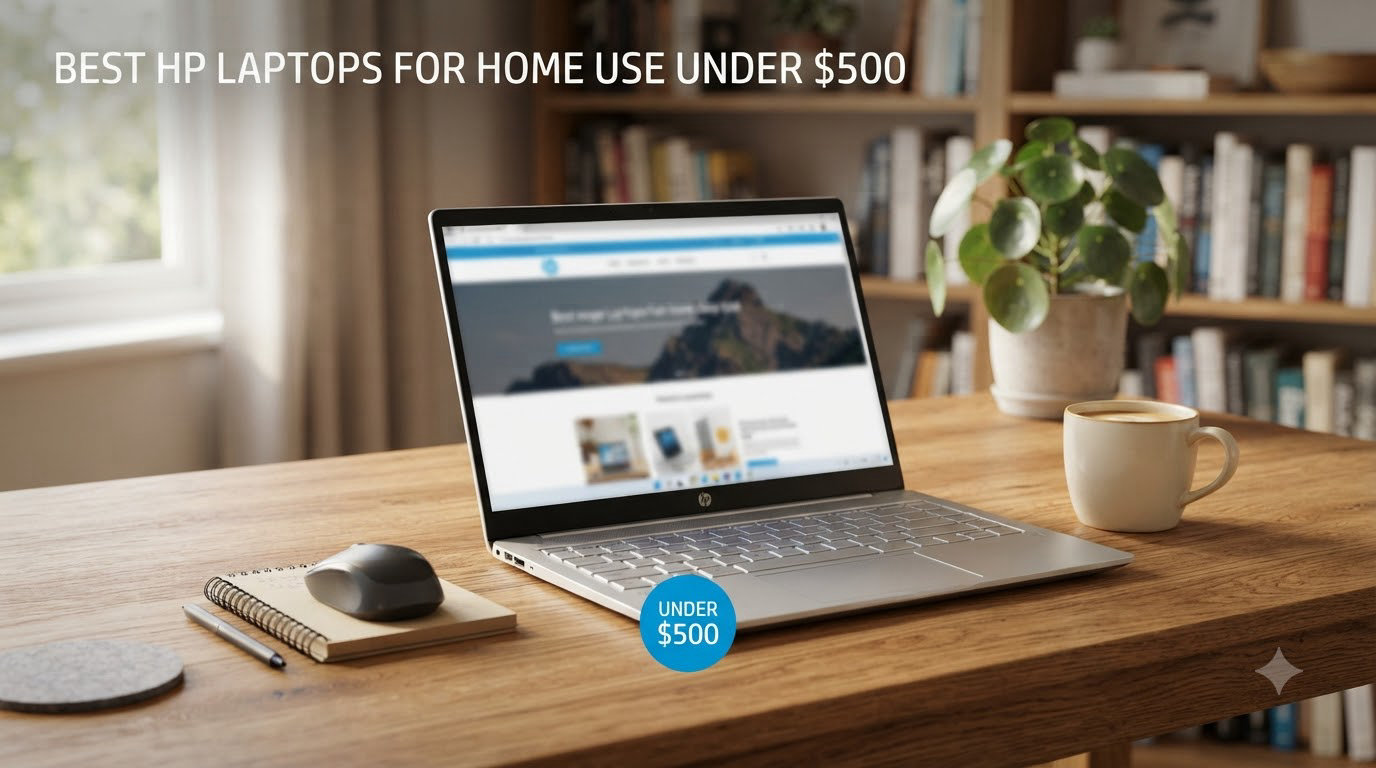 best hp laptops for home use under $500
