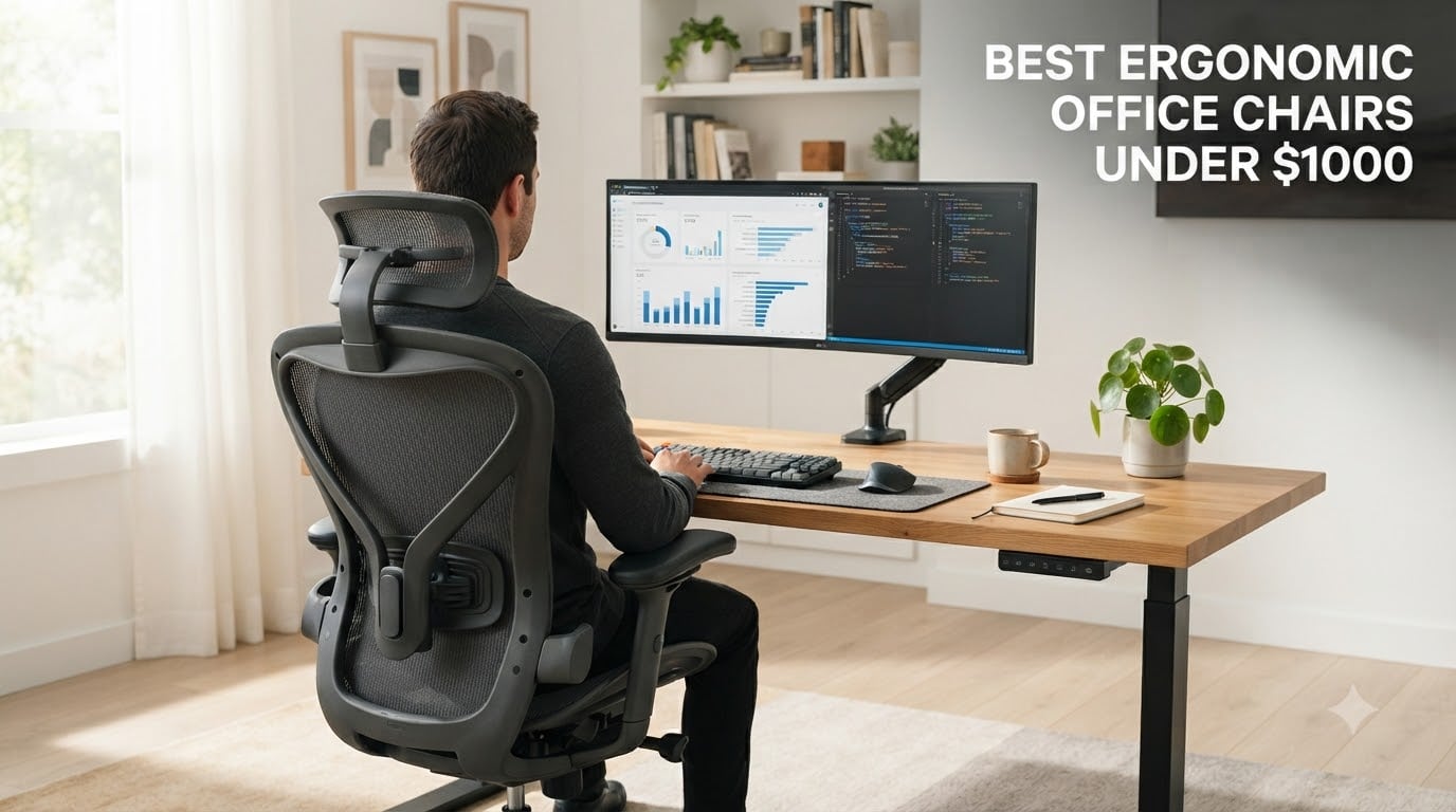best ergonomic office chairs under $1000