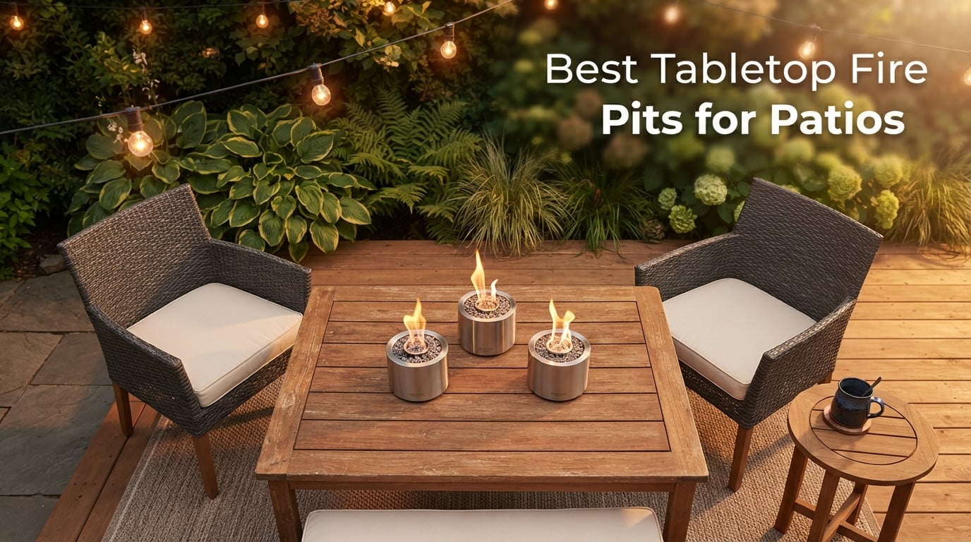 Best Tabletop Fire Pits for Patios