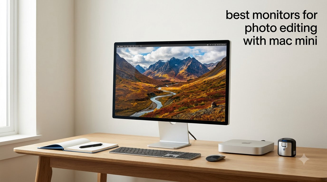 best monitors for photo editing with mac mini