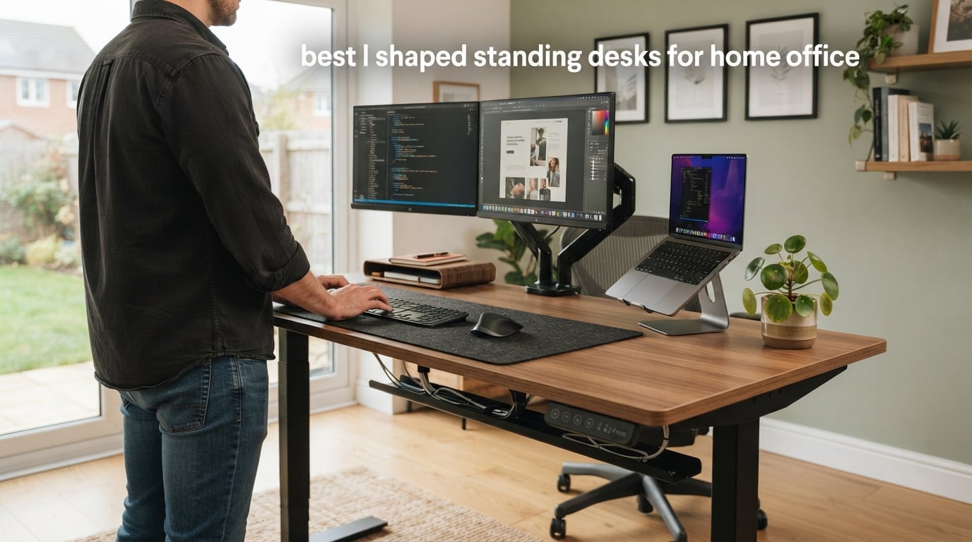 best l shaped standing desks for home office