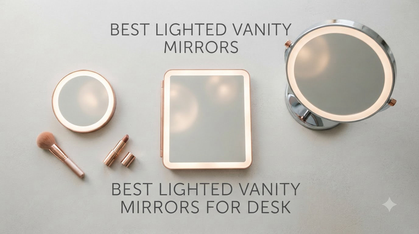 best lighted vanity mirrors for desk