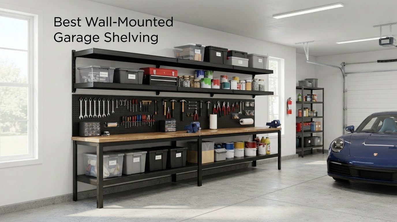 Best Wall-Mounted Garage Shelving