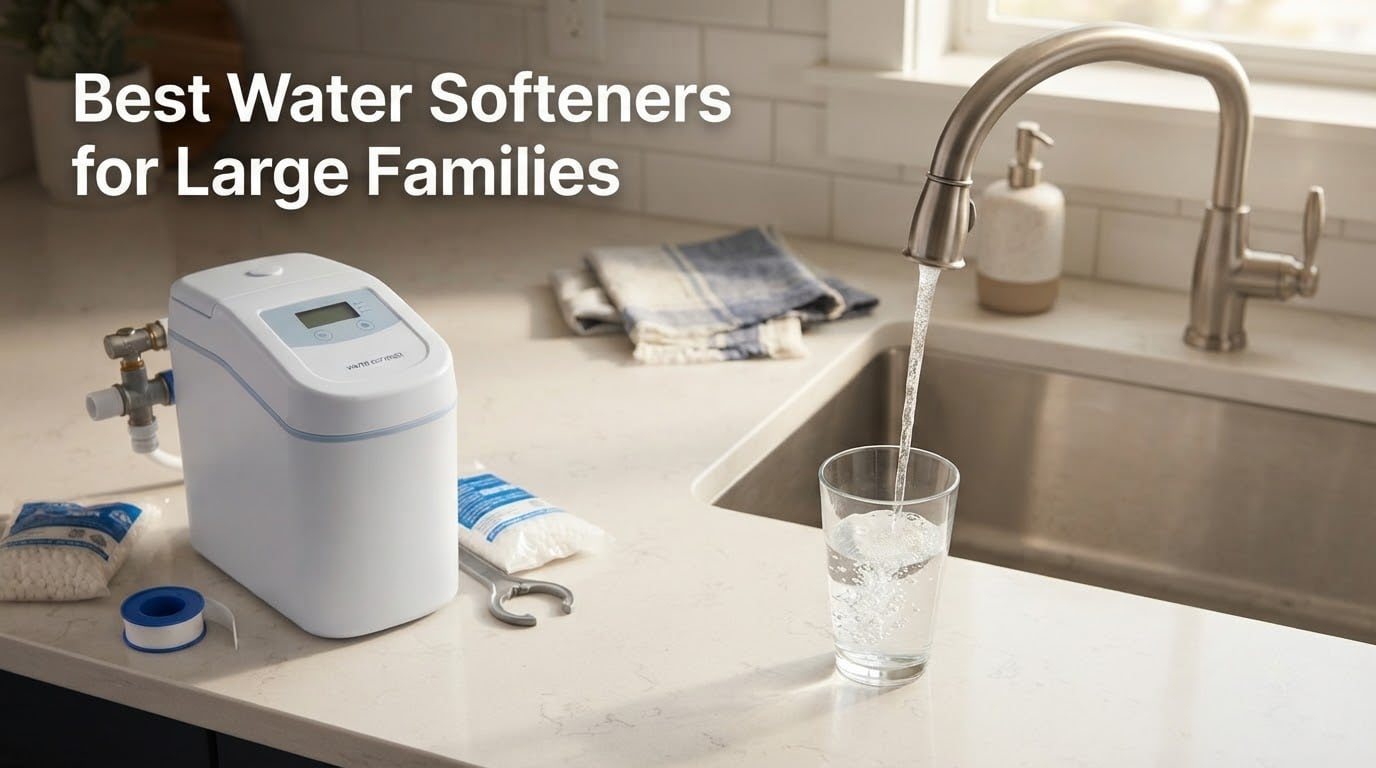 Best Water Softeners for Large Families