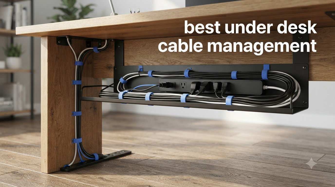 best under desk cable management
