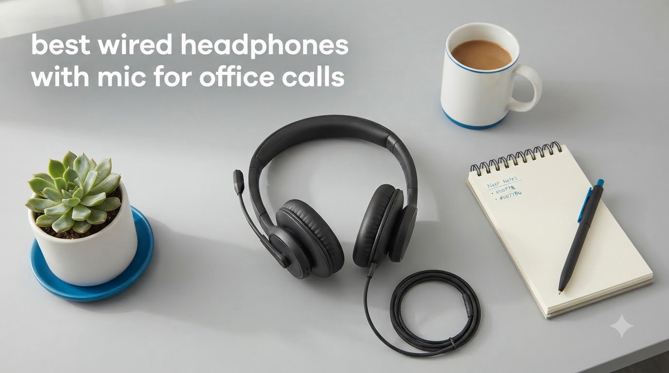 best wired headphones with mic for office calls