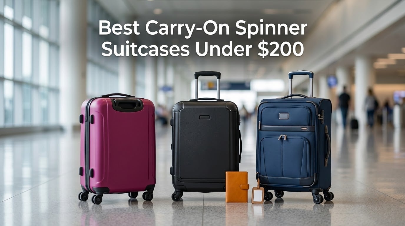 Best Carry-On Spinner Suitcases Under $200