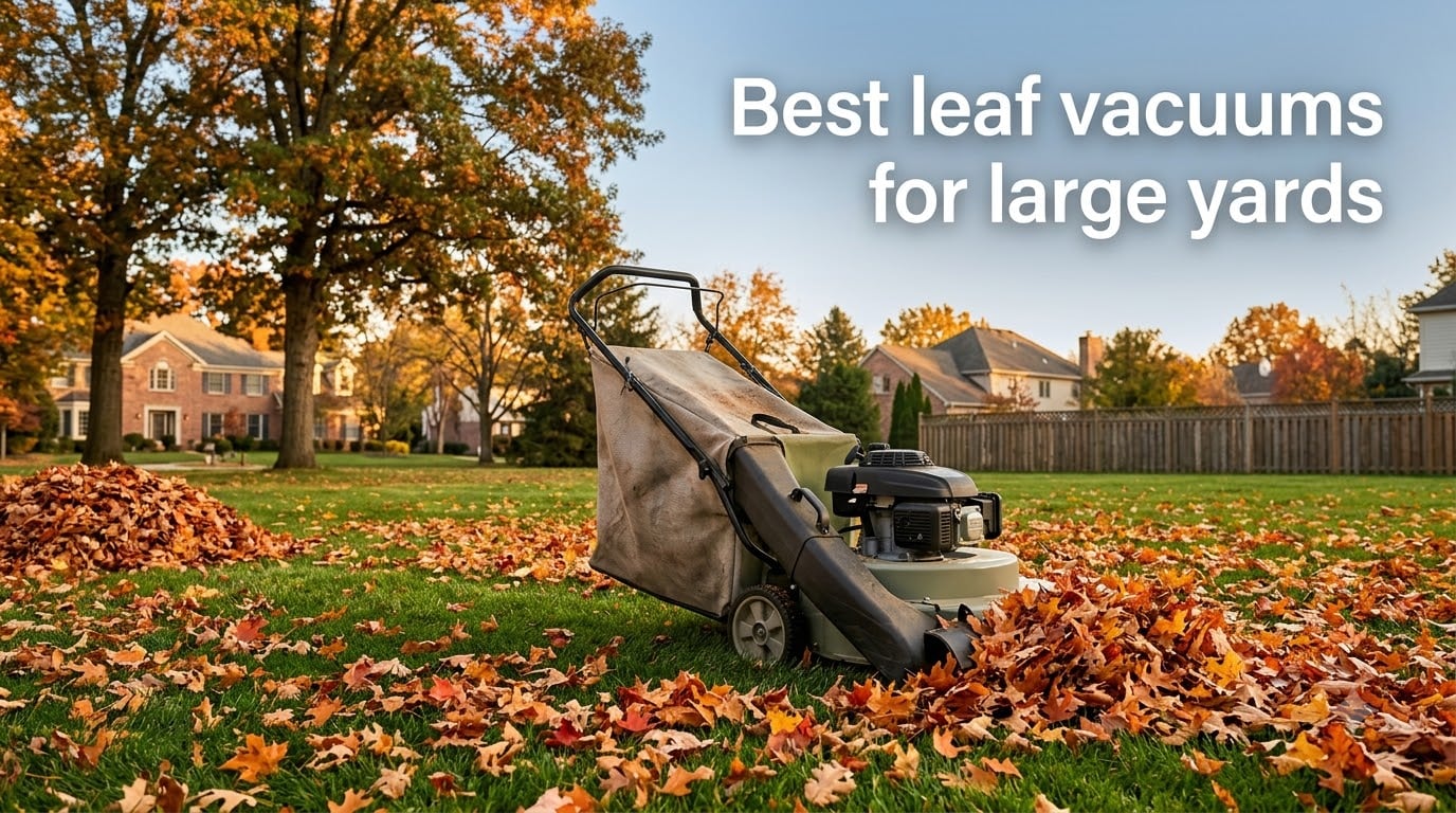 Best leaf vacuums for large yards