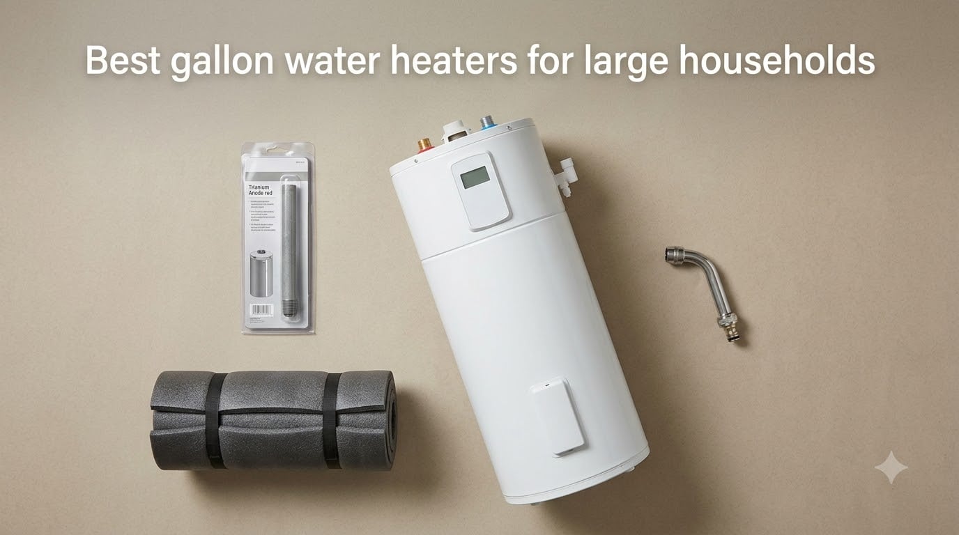 Best 80 gallon water heaters for large households