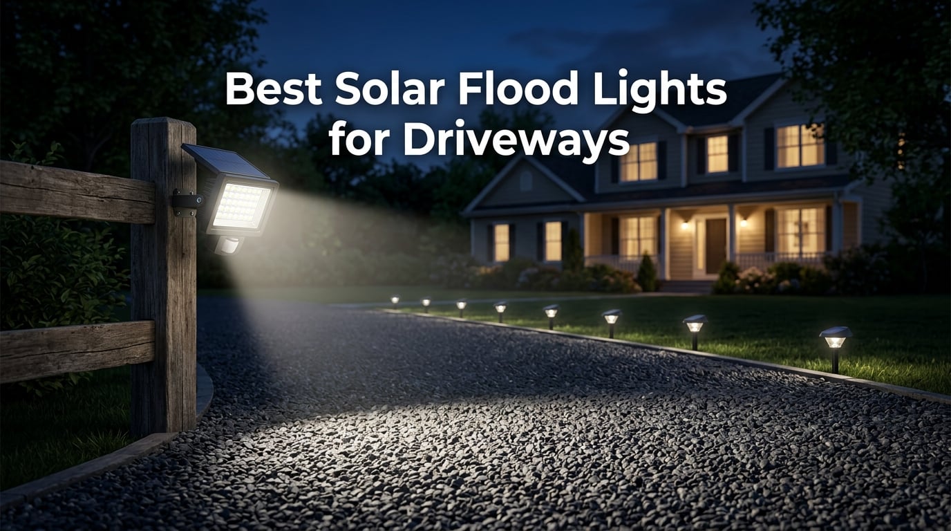 Best Solar Flood Lights for Driveways