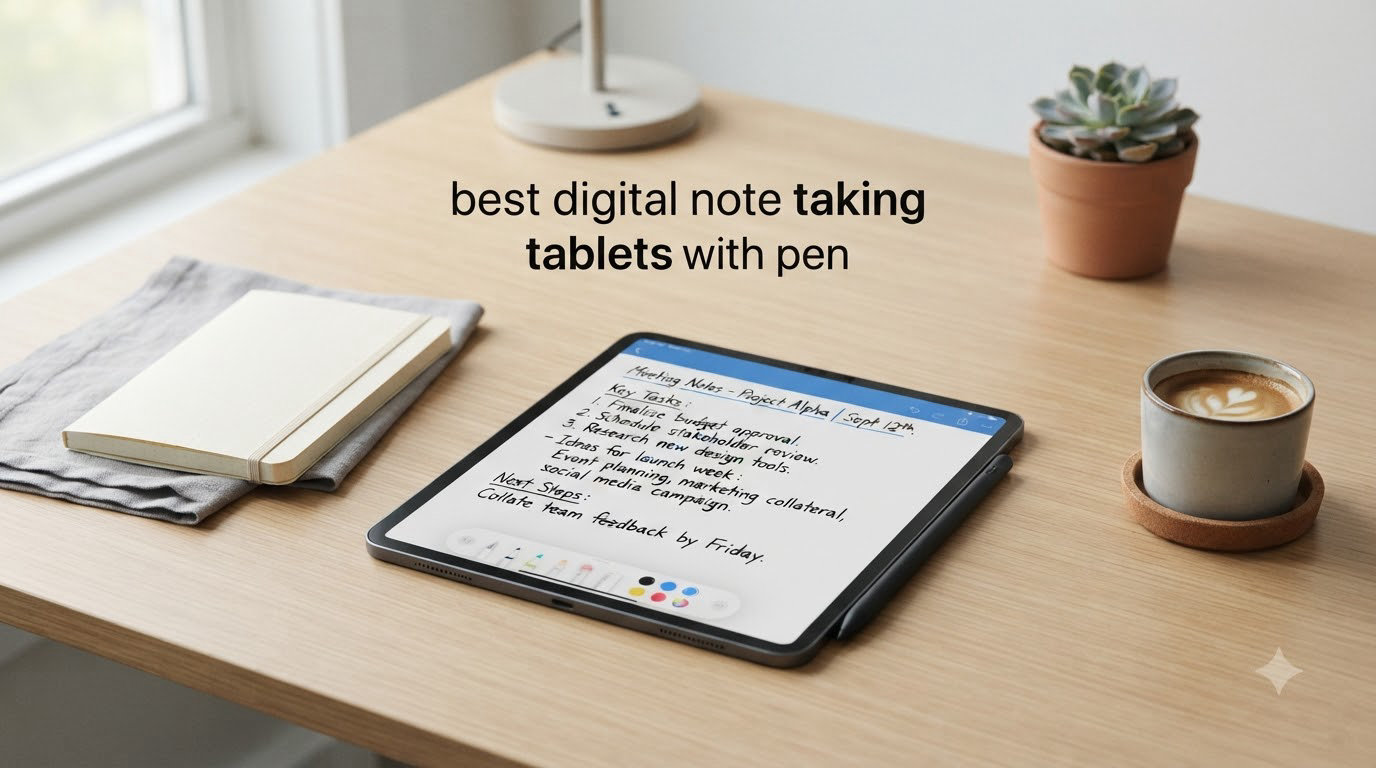 best digital note taking tablets with pen