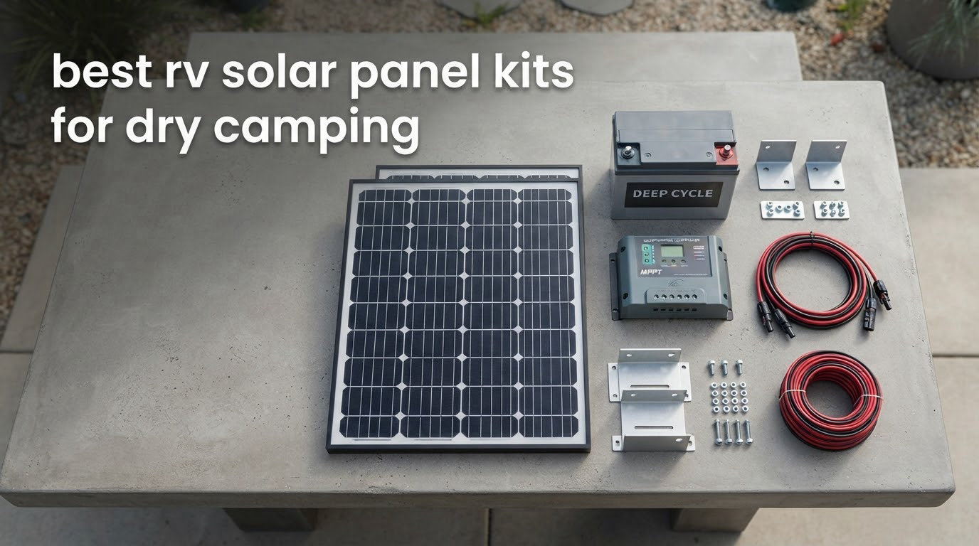 best rv solar panel kits for dry camping