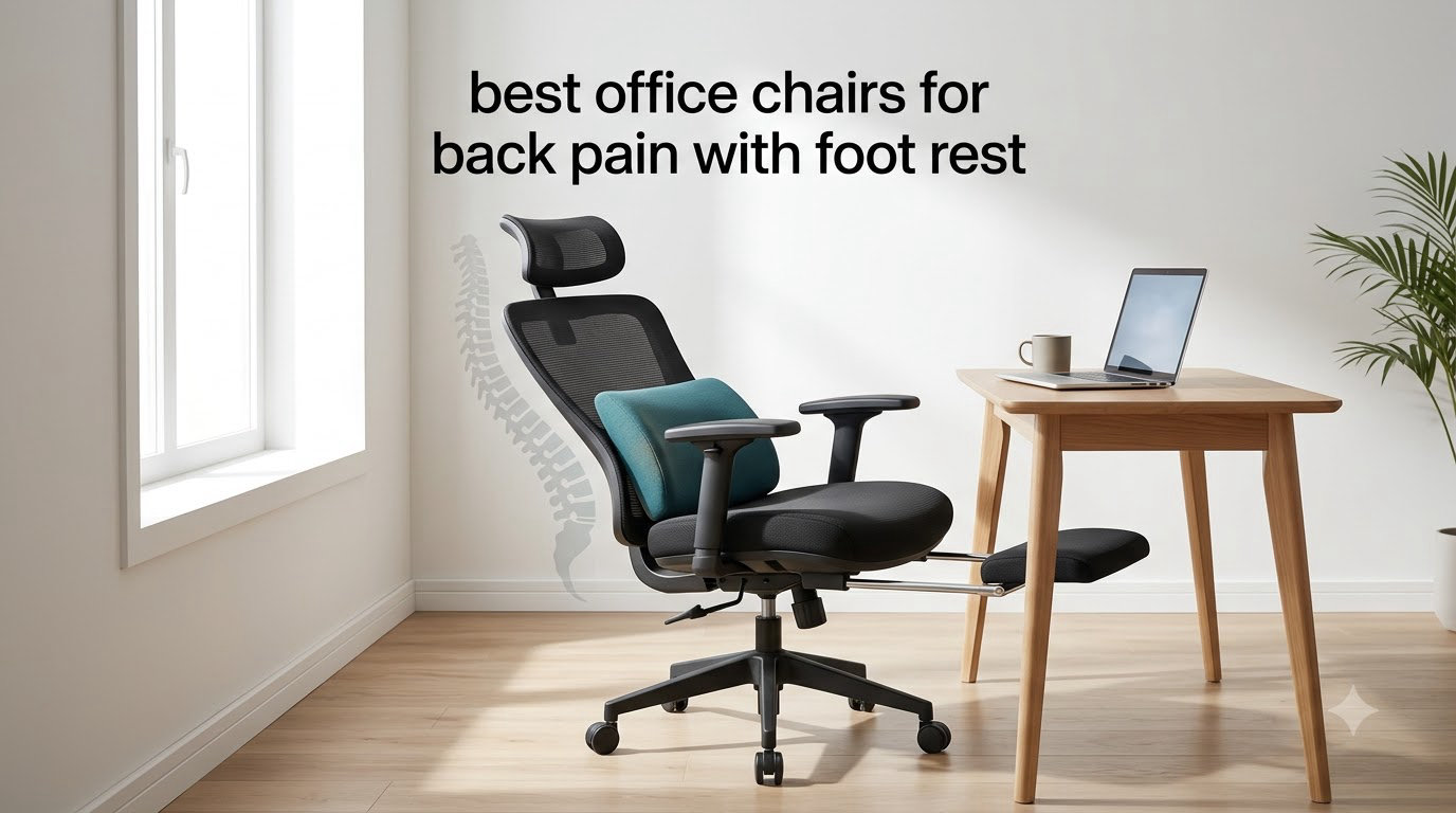 best office chairs for back pain with foot rest