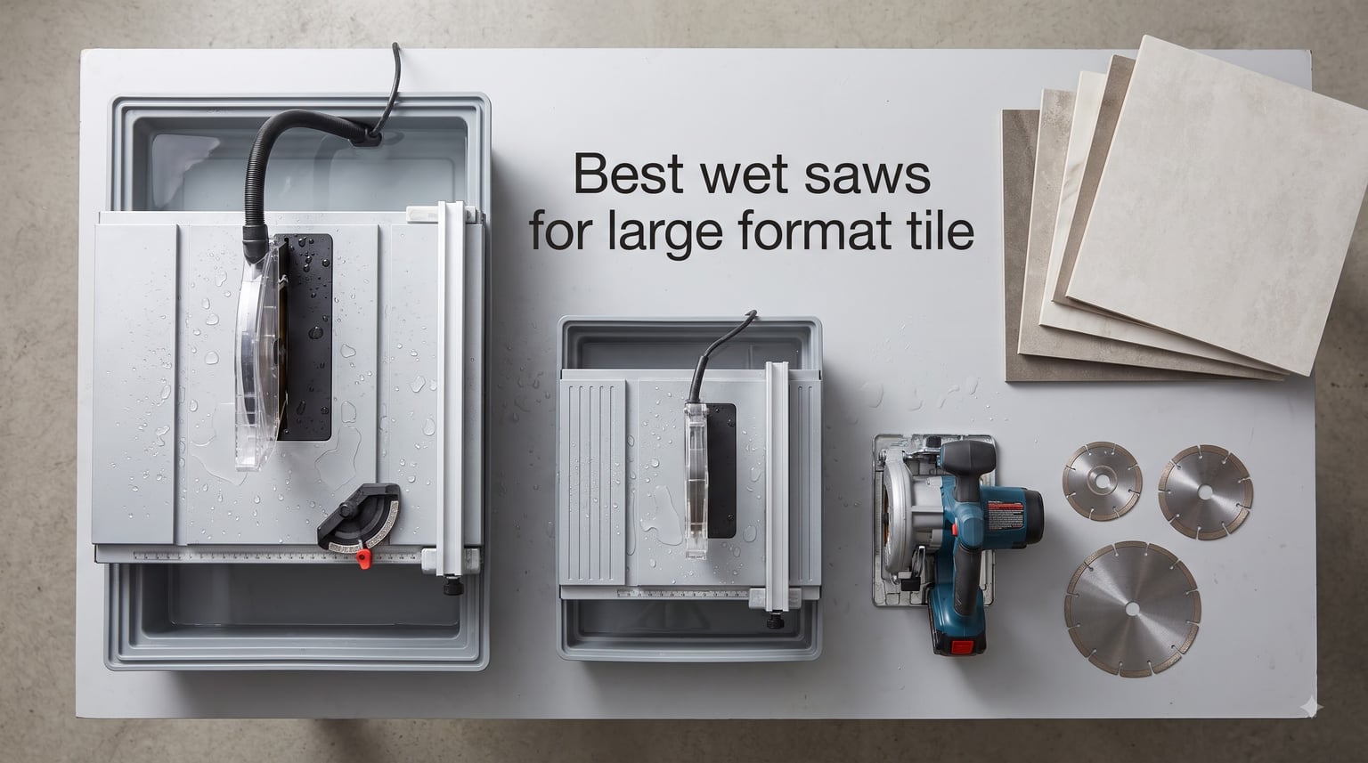 Best wet saws for large format tile