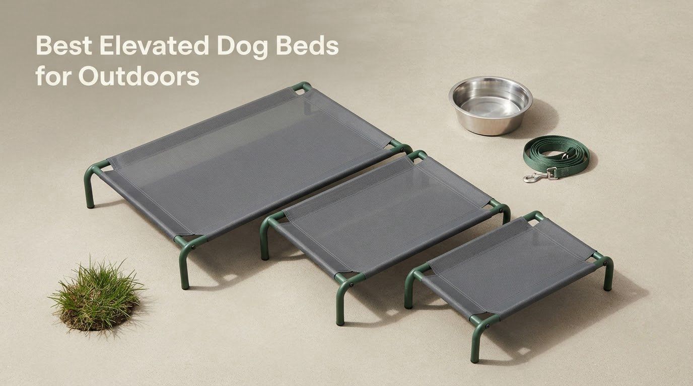 Best Elevated Dog Beds for Outdoors