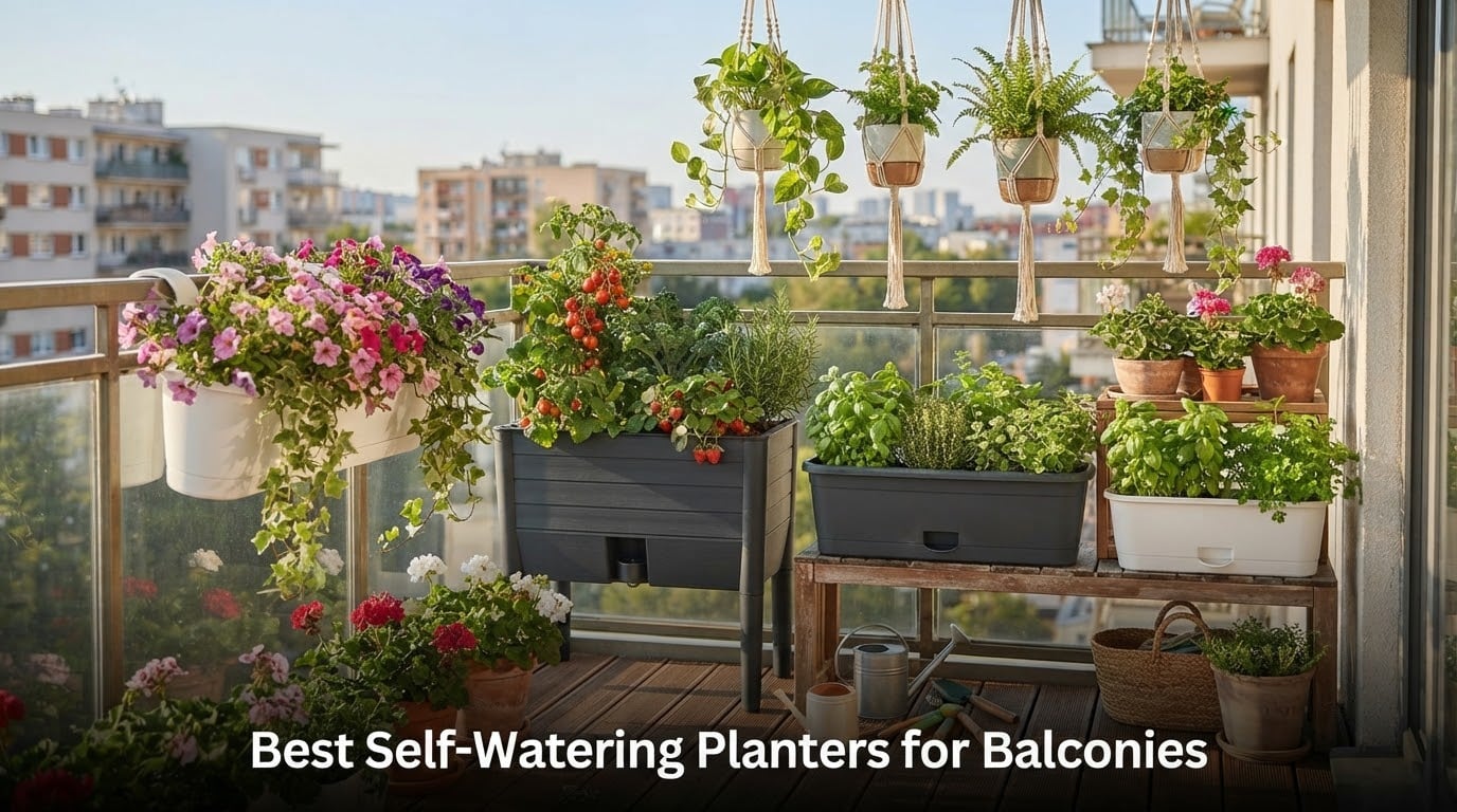 Best Self-Watering Planters for Balconies