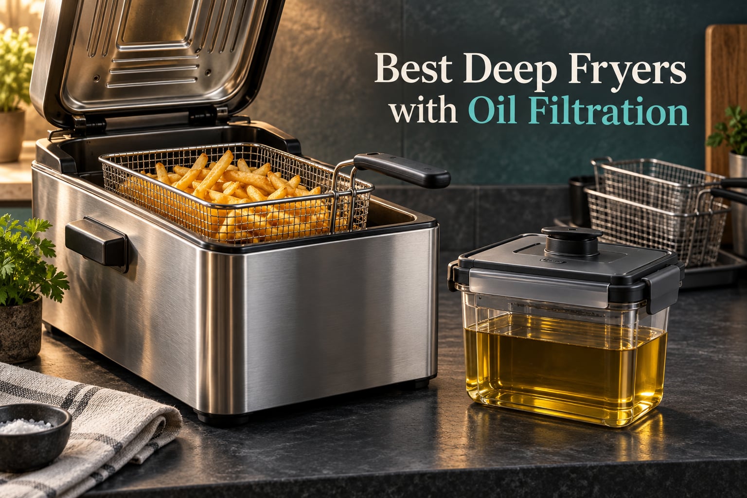 Best Deep Fryers with Oil Filtration