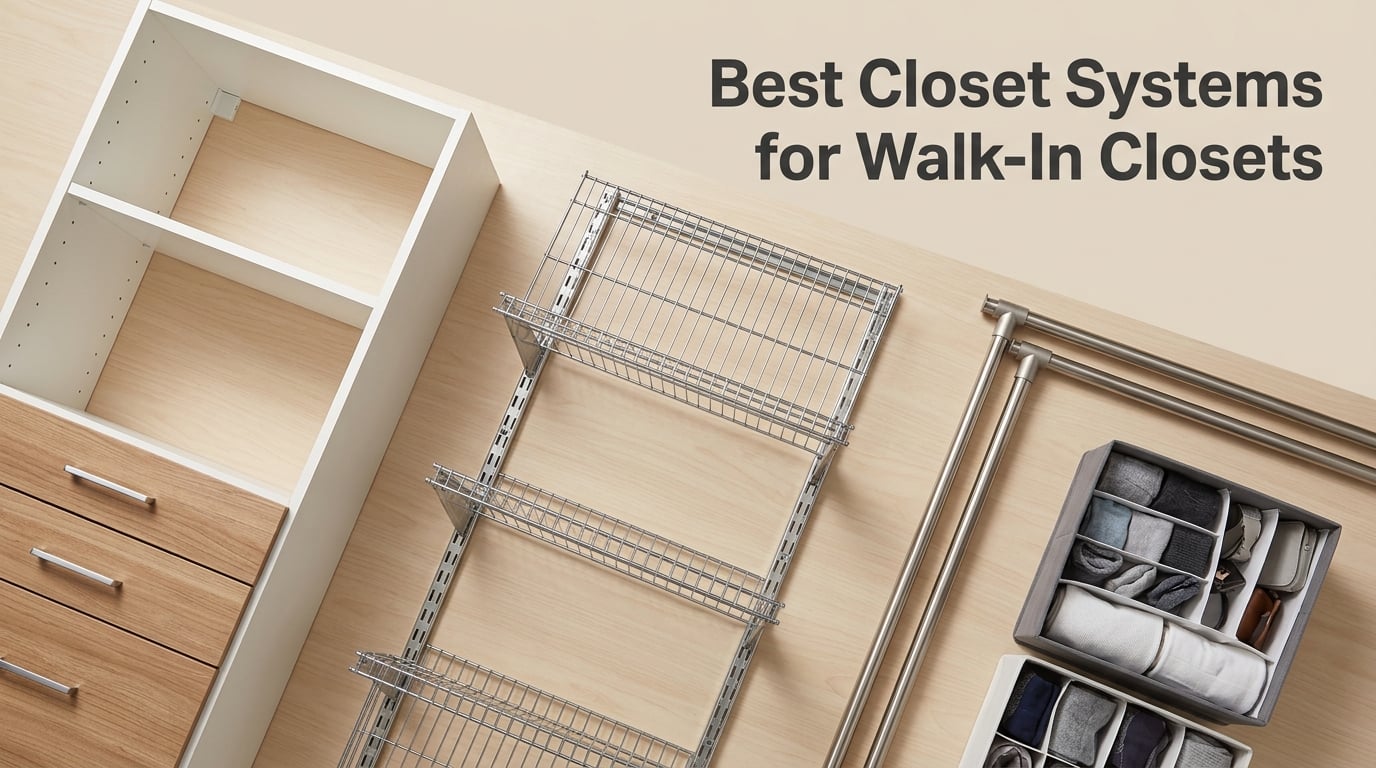 Best Closet Systems for Walk-In Closets