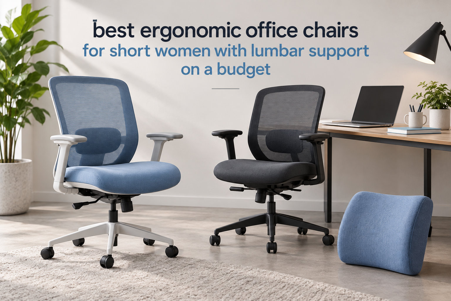 best ergonomic office chairs for short women with lumbar support on a budget