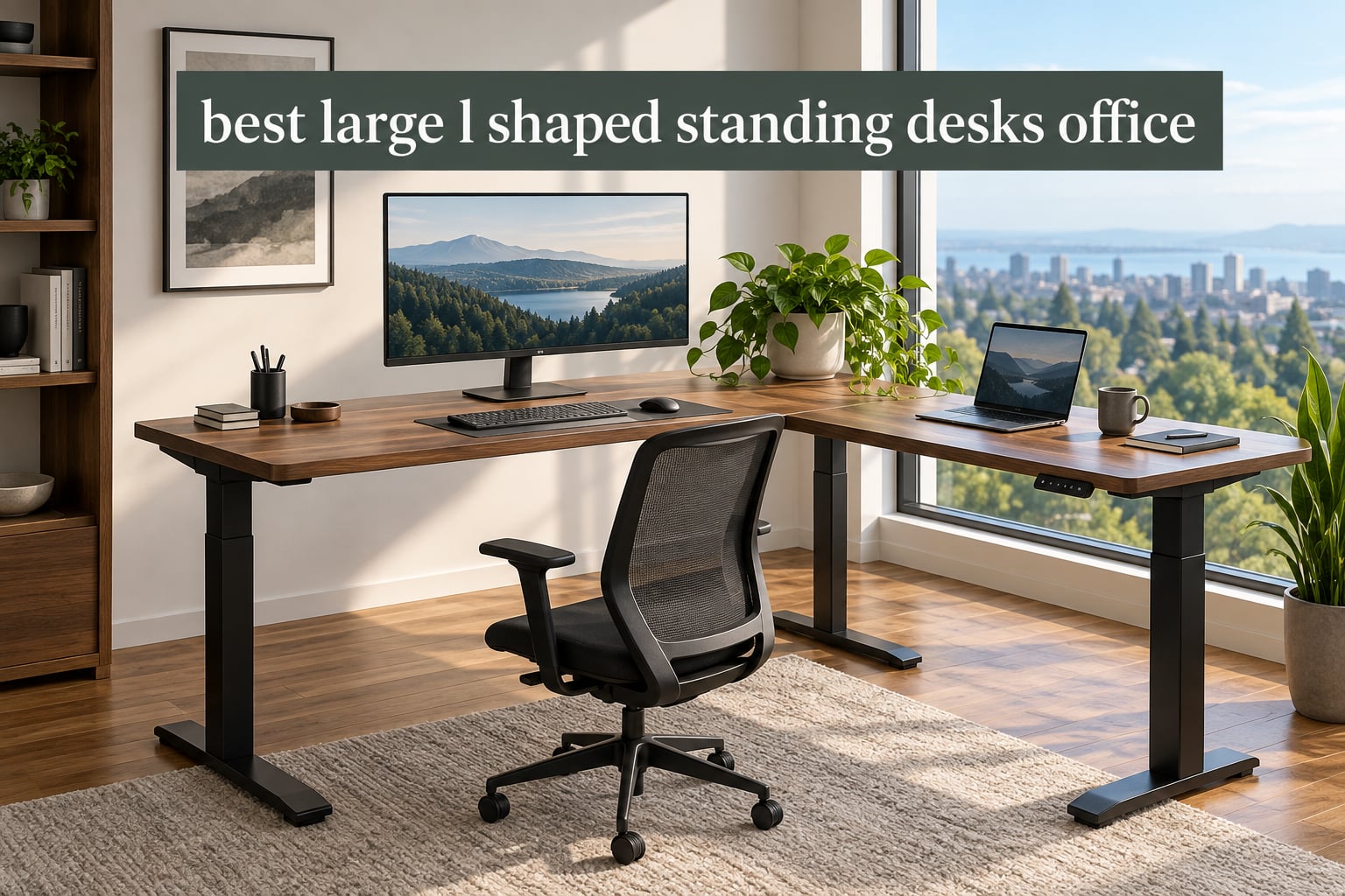best large l shaped standing desks office