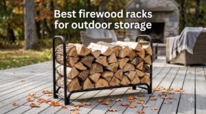 Best firewood racks for outdoor storage