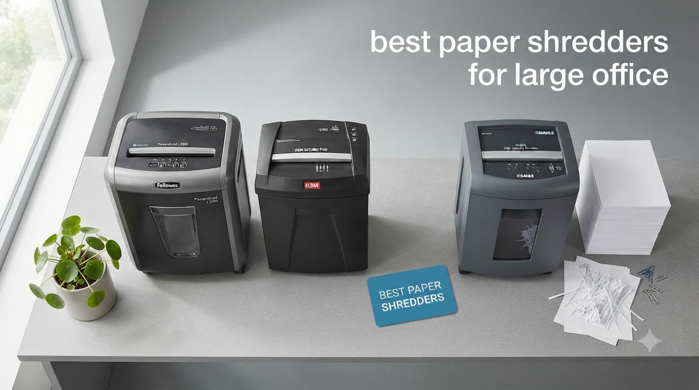 best paper shredders for large office