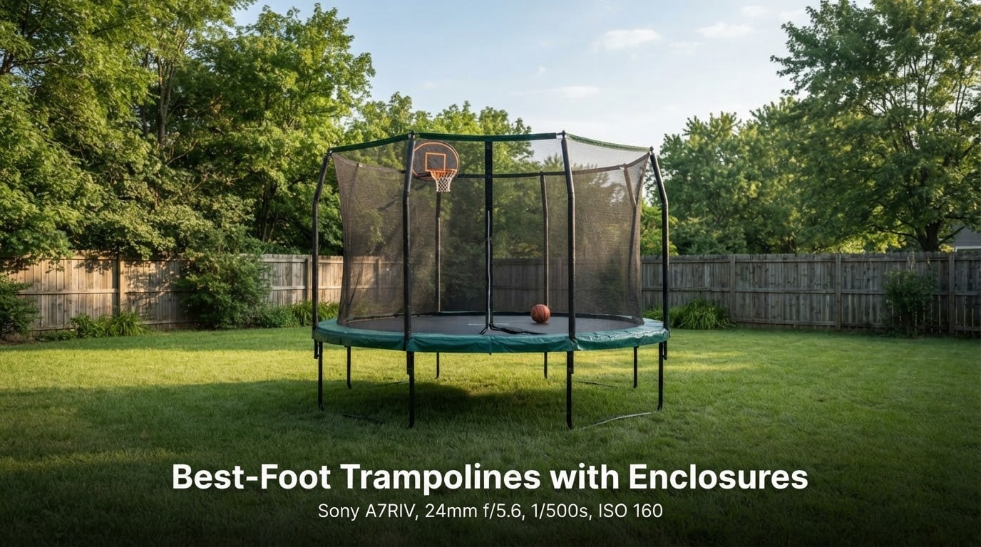 Best 14-Foot Trampolines with Enclosures