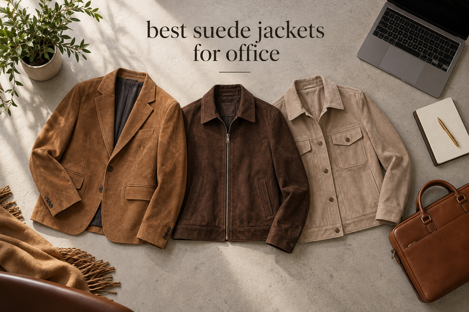 best suede jackets for office