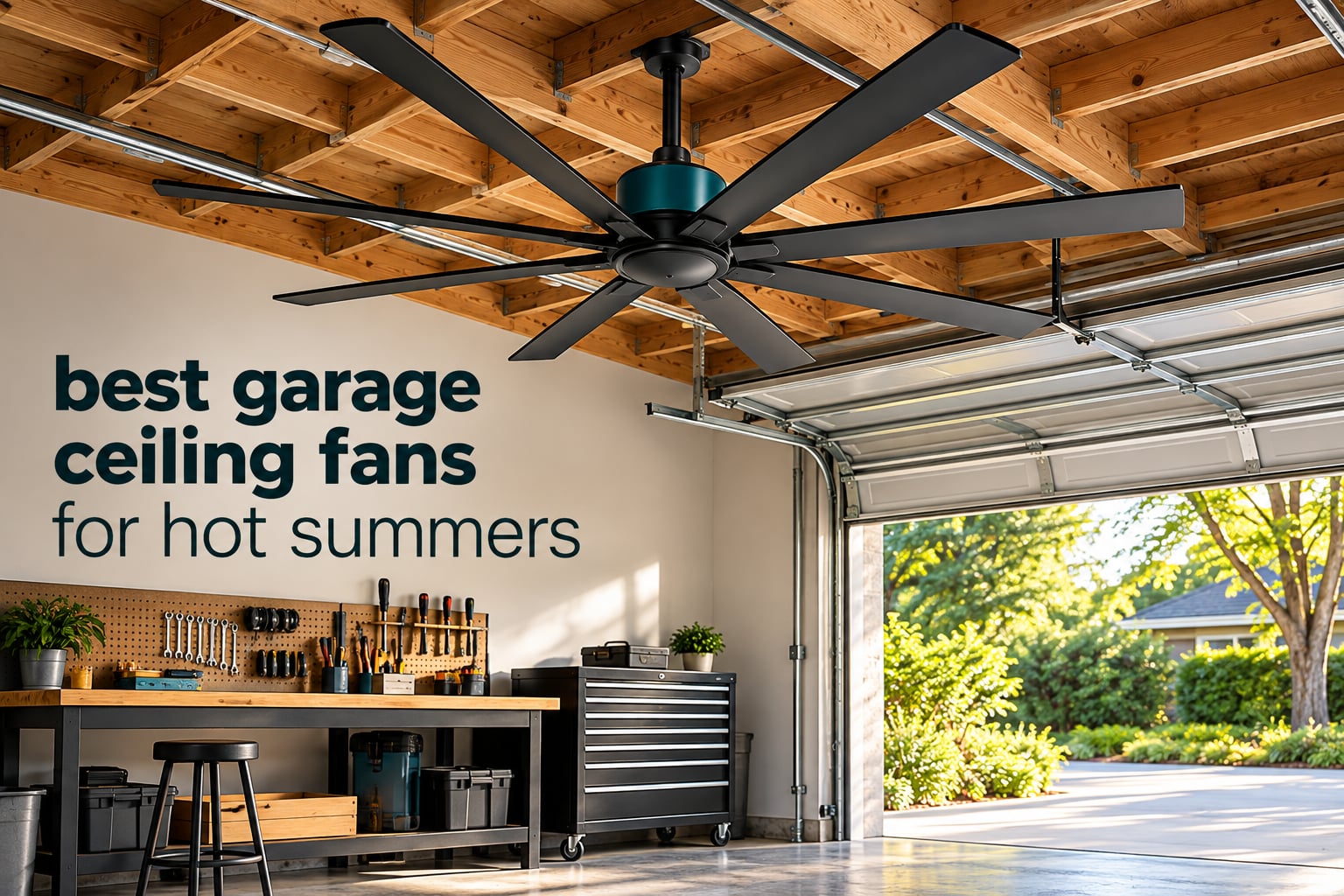 best garage ceiling fans for hot summers
