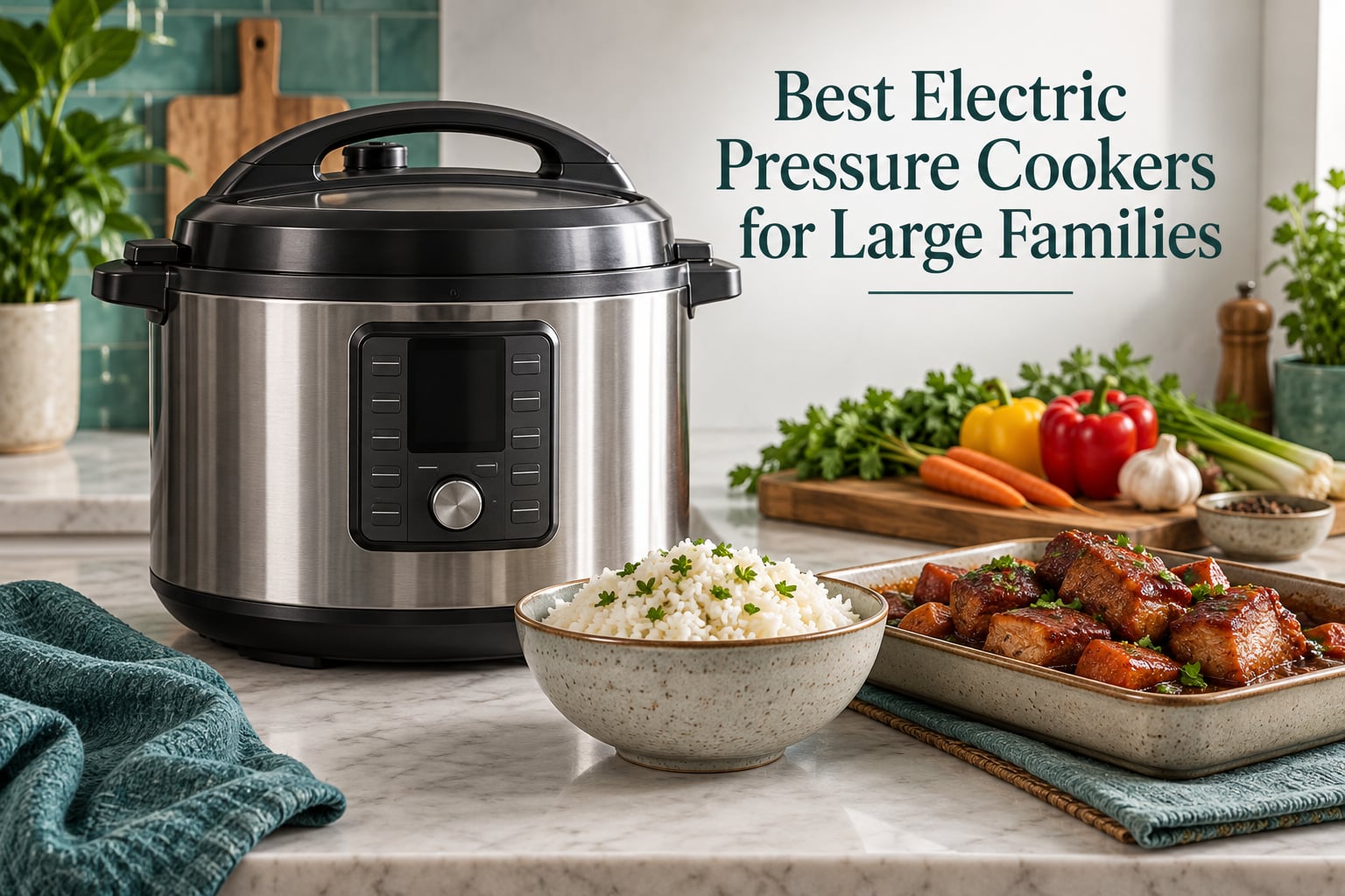Best Electric Pressure Cookers for Large Families