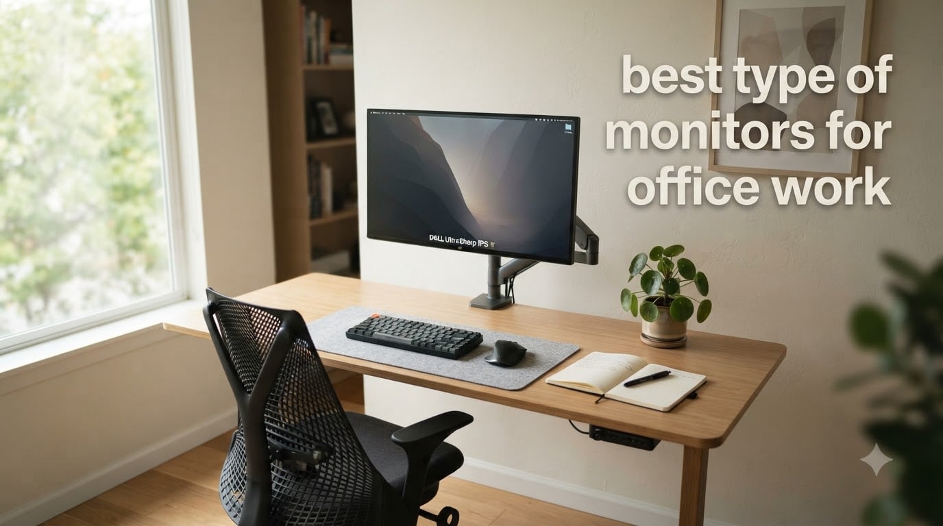 best type of monitors for office work