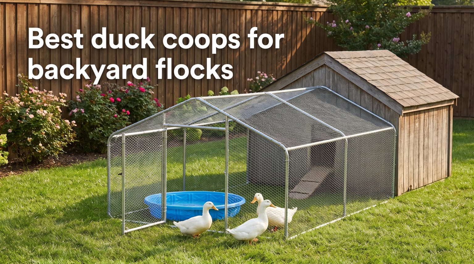 Best duck coops for backyard flocks