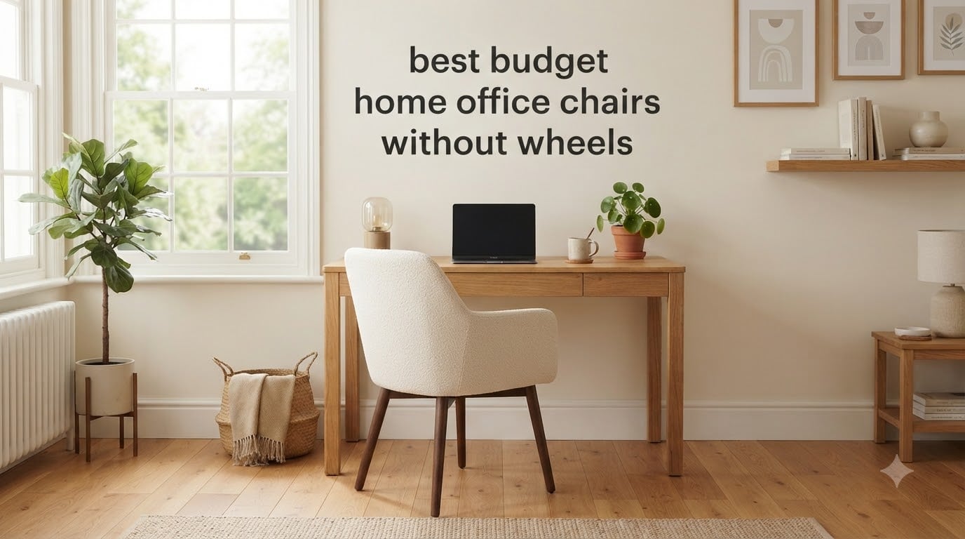 best budget home office chairs without wheels