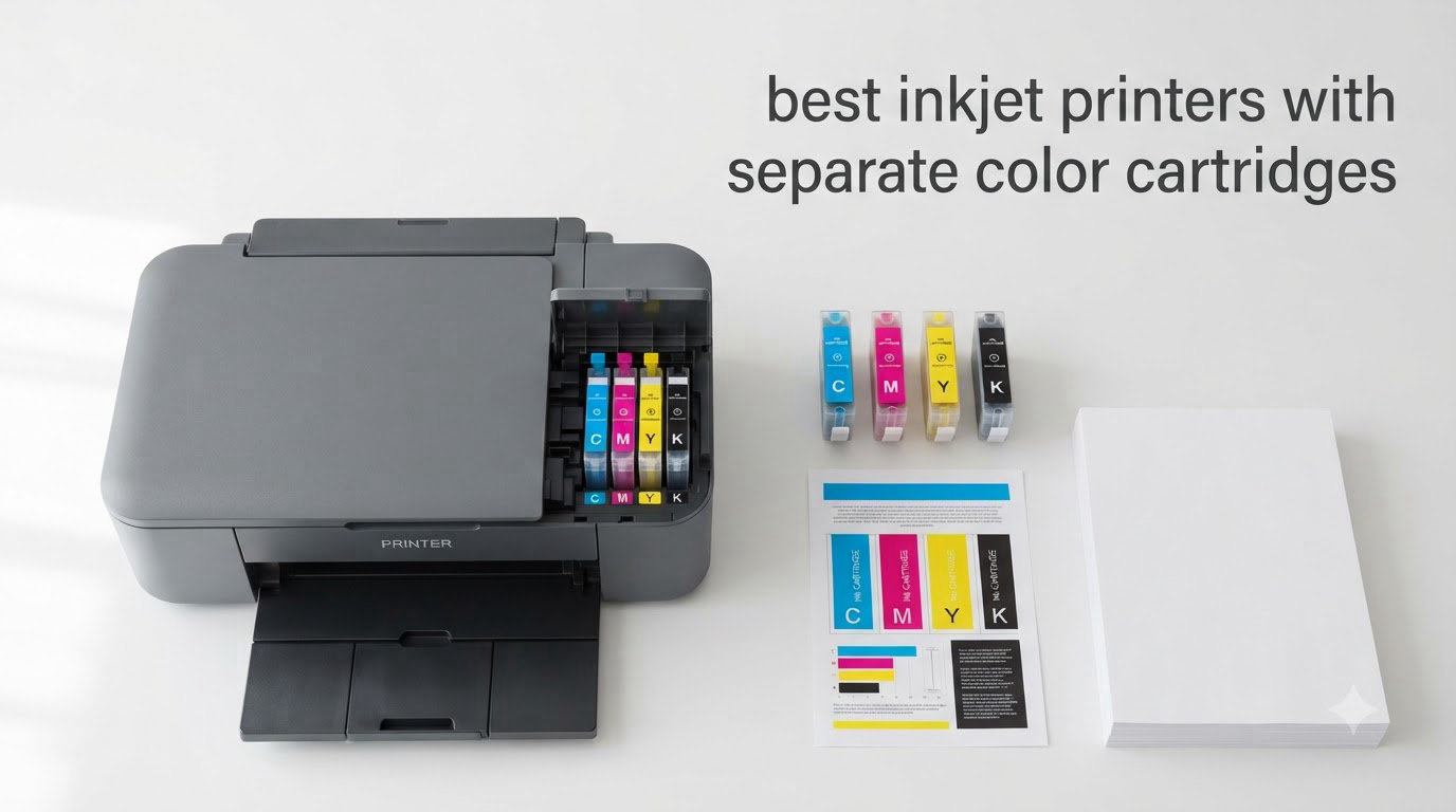 best inkjet printers with separate color cartridges