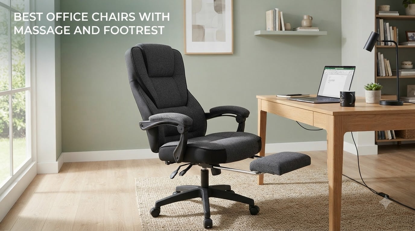 best office chairs with massage and footrest