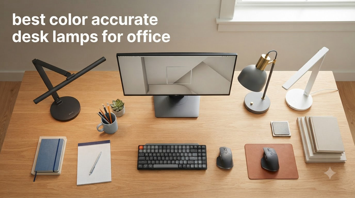 best color accurate desk lamps for office