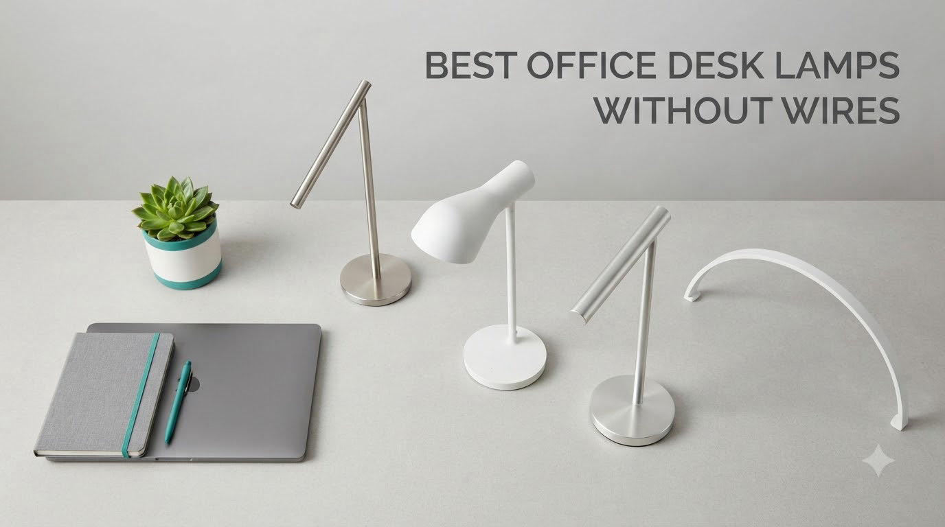 best office desk lamps without wires
