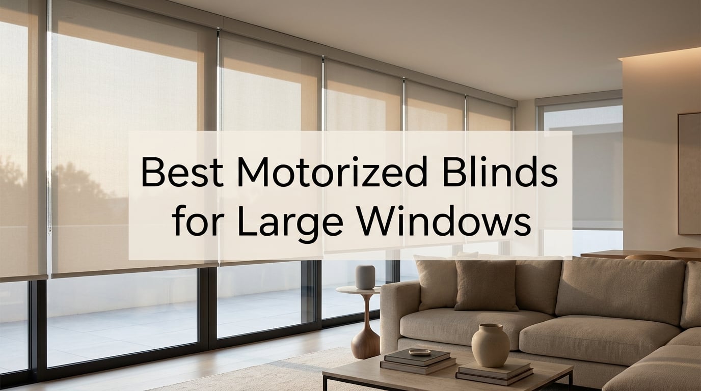 Best Motorized Blinds for Large Windows