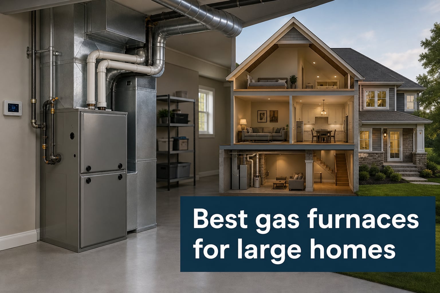 Best gas furnaces for large homes