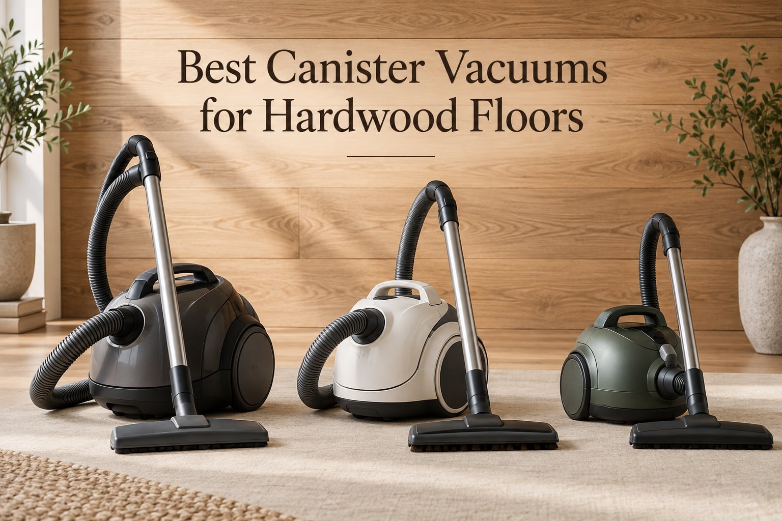 Best Canister Vacuums for Hardwood Floors