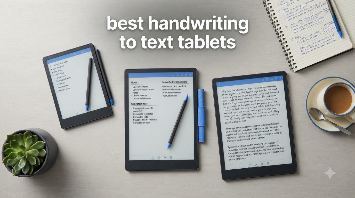 best handwriting to text tablets