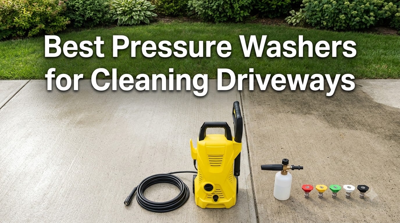 Best Pressure Washers for Cleaning Driveways