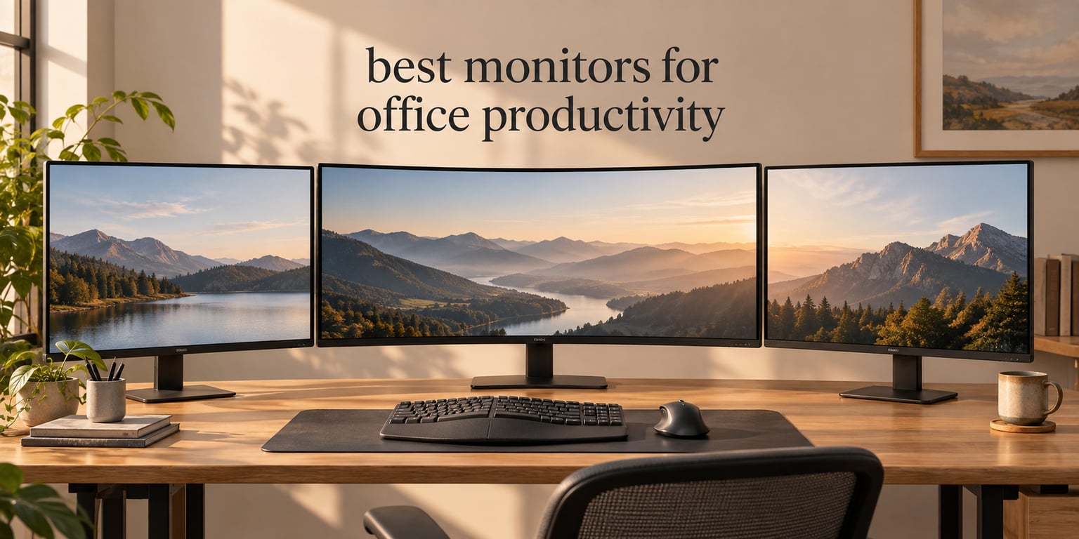 best monitors for office productivity