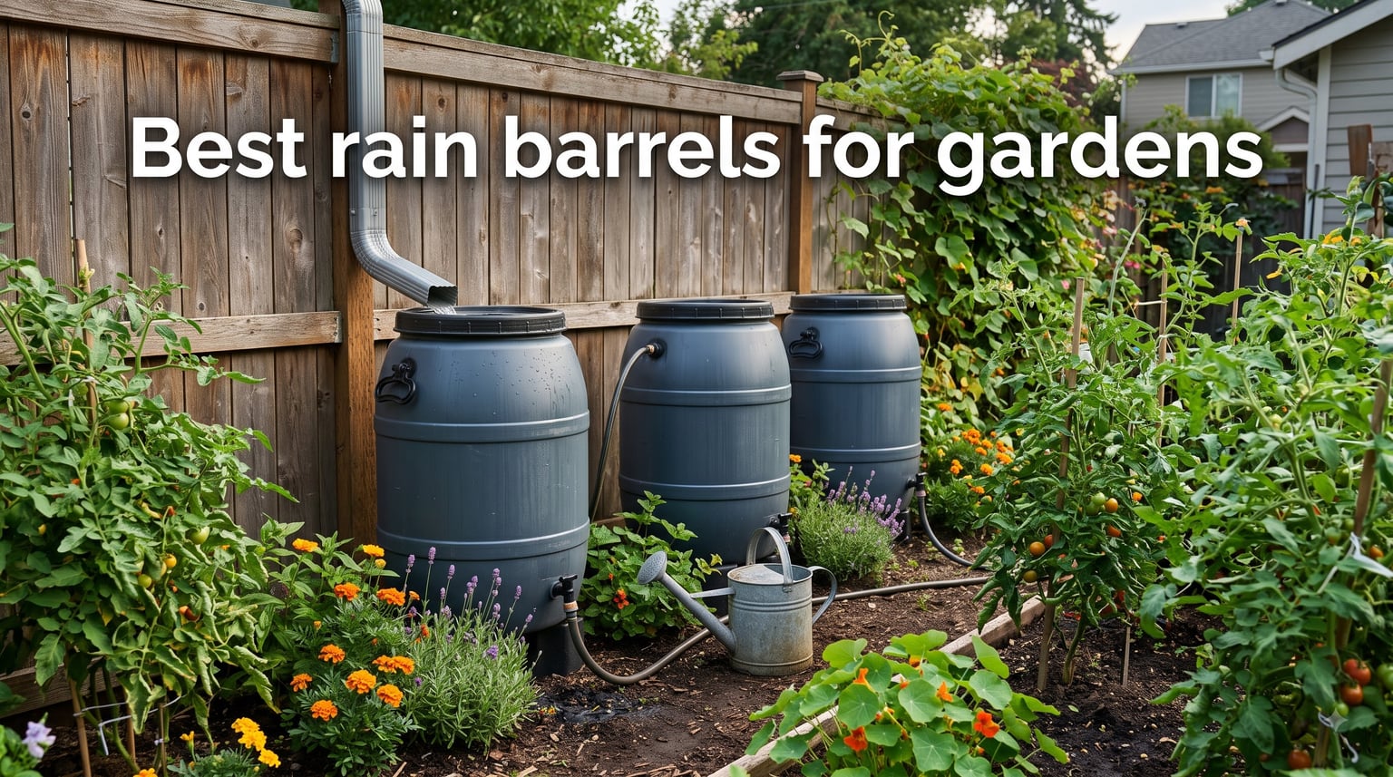 Best rain barrels for gardens