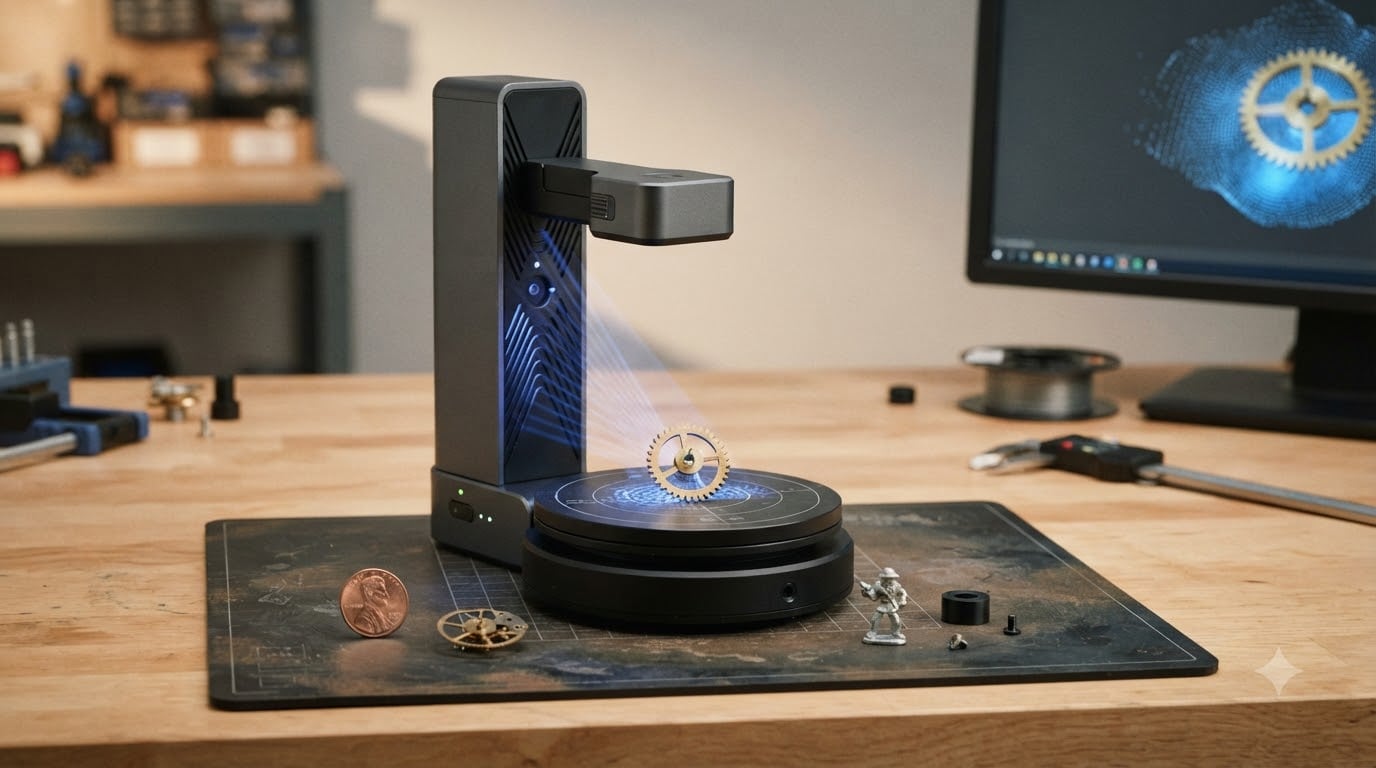 best 3d scanners for small parts