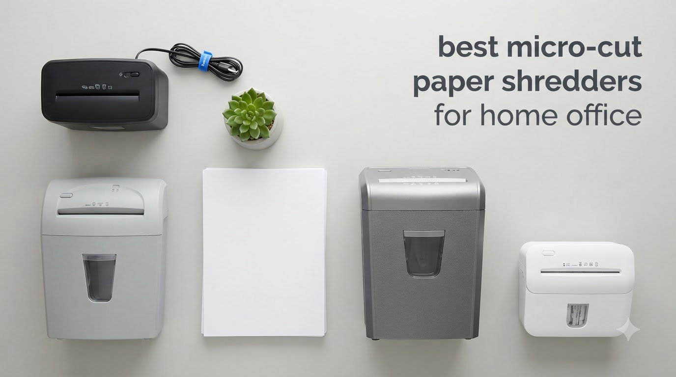 best micro cut paper shredders for home office
