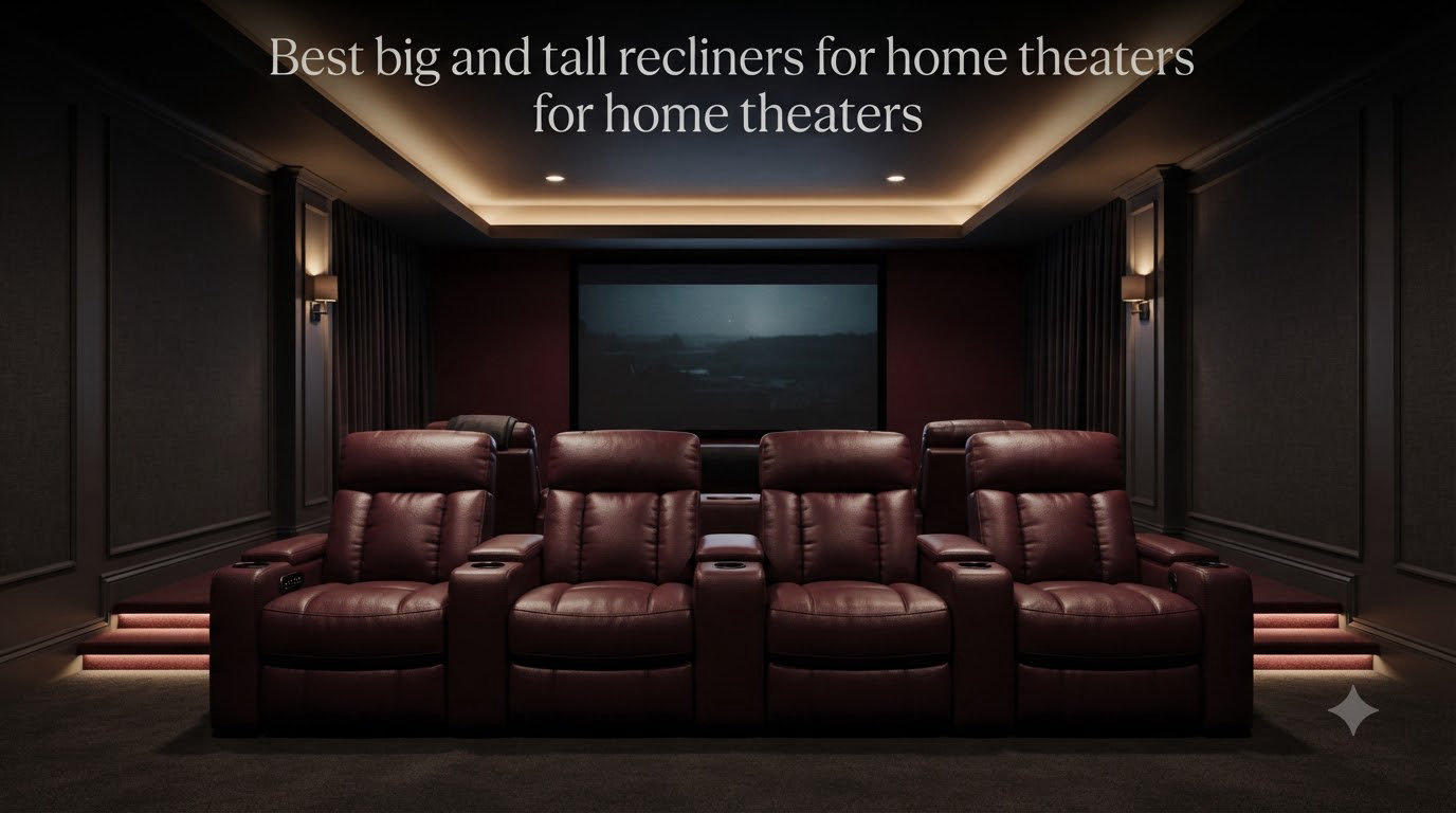Best big and tall recliners for home theaters