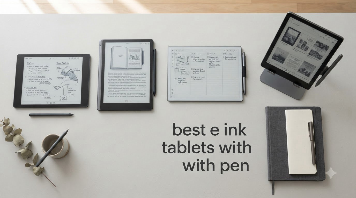 best e ink tablets with pen
