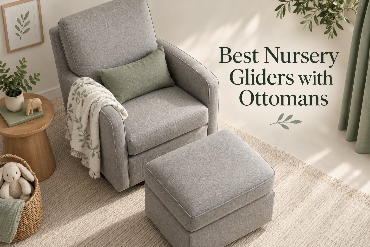 Best Nursery Gliders with Ottomans